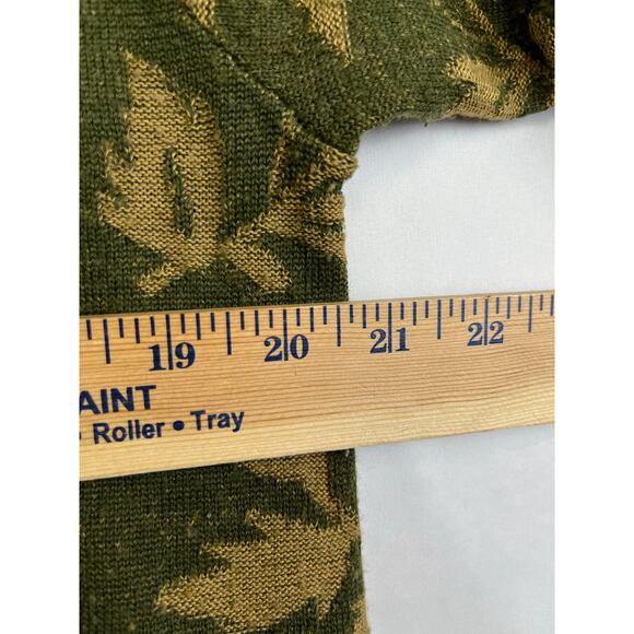 Vintage Easy Spirit Women's Size 2 Green Wool Blend Long Sleeve Cardigan Sweater - Picture 5 of 6